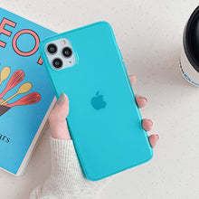 Load image into Gallery viewer, Neon Fluorescent Solid Color Phone Case For iPhone