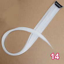 Load image into Gallery viewer, Long Straight Clip In One Piece Hair Extensions 20 Inch Synthetic