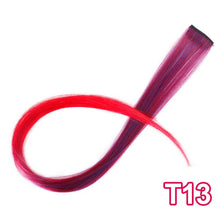 Load image into Gallery viewer, Long Straight Clip In One Piece Hair Extensions 20 Inch Synthetic