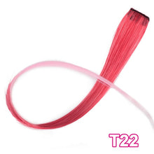 Load image into Gallery viewer, Long Straight Clip In One Piece Hair Extensions 20 Inch Synthetic