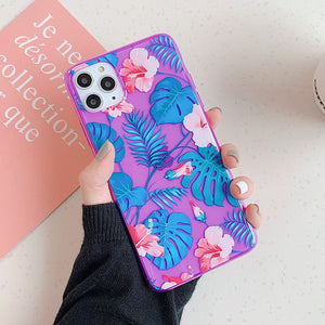 Neon Fluorescent Solid Color Phone Case For iPhone