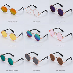 1PC Lovely Pet Cat Glasses Dog Glasses Pet Products Kitty Toy Dog Sunglasses Photos 3 cm Pet Accessoires Round Colorful