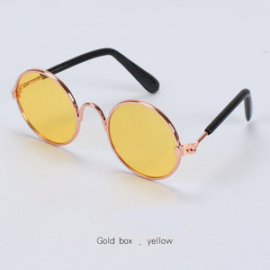 1PC Lovely Pet Cat Glasses Dog Glasses Pet Products Kitty Toy Dog Sunglasses Photos 3 cm Pet Accessoires Round Colorful