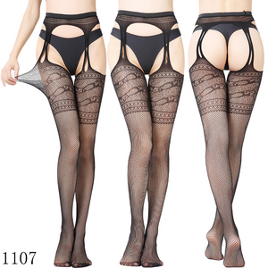 Women Sexy Thigh High Fishnet Nylon Long Socks Sex