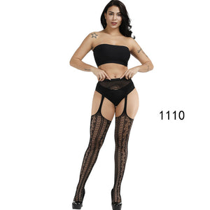 Women Sexy Thigh High Fishnet Nylon Long Socks Sex