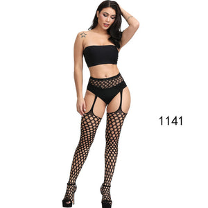 Women Sexy Thigh High Fishnet Nylon Long Socks Sex