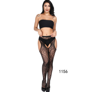 Women Sexy Thigh High Fishnet Nylon Long Socks Sex