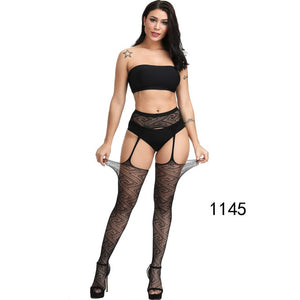 Women Sexy Thigh High Fishnet Nylon Long Socks Sex