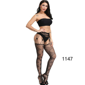 Women Sexy Thigh High Fishnet Nylon Long Socks Sex