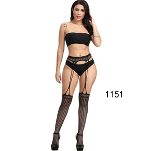 Women Sexy Thigh High Fishnet Nylon Long Socks Sex