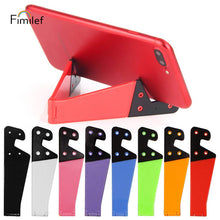 Load image into Gallery viewer, Fimilef Phone Holder Foldable Cellphone Support Stand for iPhone X Tablet Samsung S10 Adjustable Mobile Smartphone Holder Stand
