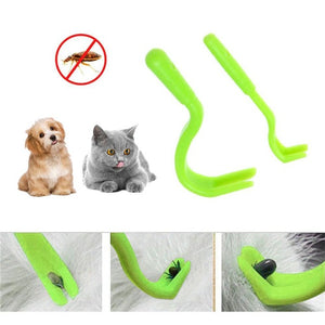 2PCS Pets Tick Removal Tool Dual Teeth