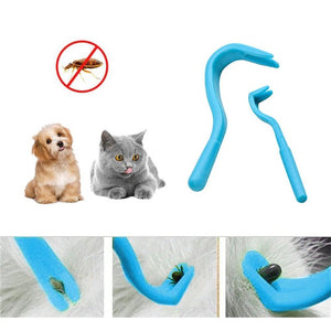 2PCS Pets Tick Removal Tool Dual Teeth