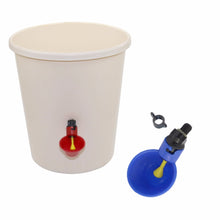 Load image into Gallery viewer, 1 Pcs Chicken Drinking Cup Automatic Drinker Chicken Feeder  Plastic Poultry Water Drinking Cups Easy Installation With Screws
