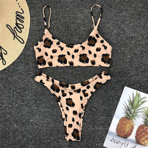 Bikini Women Swimwear Leopard