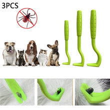 Load image into Gallery viewer, 3PCS Pet Flea Remover Tool Scratching Hook Remover Pet Cat Dog Grooming Supplies Tick Picker Flea Removal Tool Pet Comb
