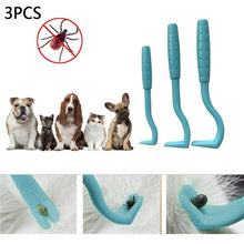 Load image into Gallery viewer, 3PCS Pet Flea Remover Tool Scratching Hook Remover Pet Cat Dog Grooming Supplies Tick Picker Flea Removal Tool Pet Comb
