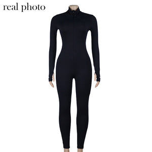 Womens Jumpsuit Sporty Long